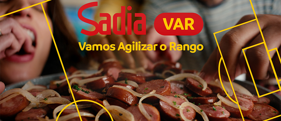 Imagem destaque: Campanha da Sadia propõe ressignificar o VAR no futebol
