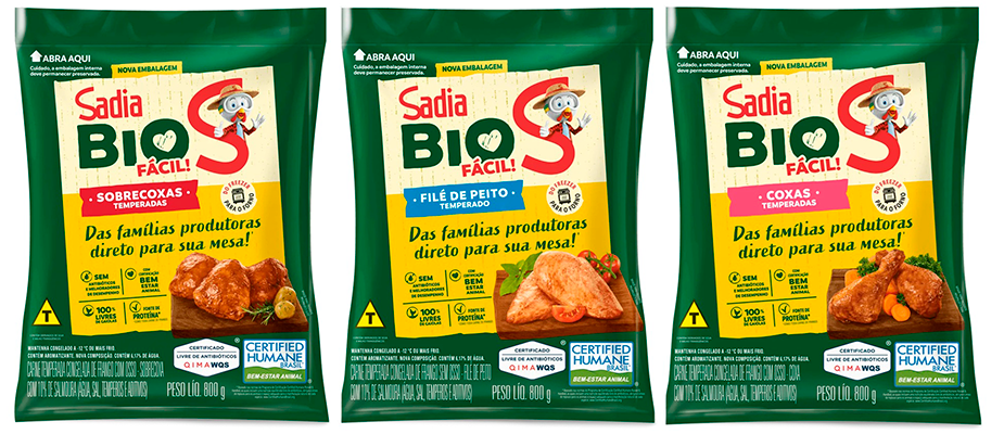Imagem destaque: Sadia amplia o portfólio da linha Bio Fácil com três novos cortes