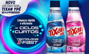 Imagem: Ypê amplia portfólio da marca Tixan com produto para lavagens de ciclos curtos