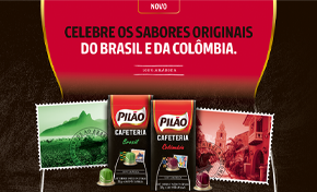 Imagem: Pilão lança Linha Cafeteria Origens nas versões Brasil e Colômbia
