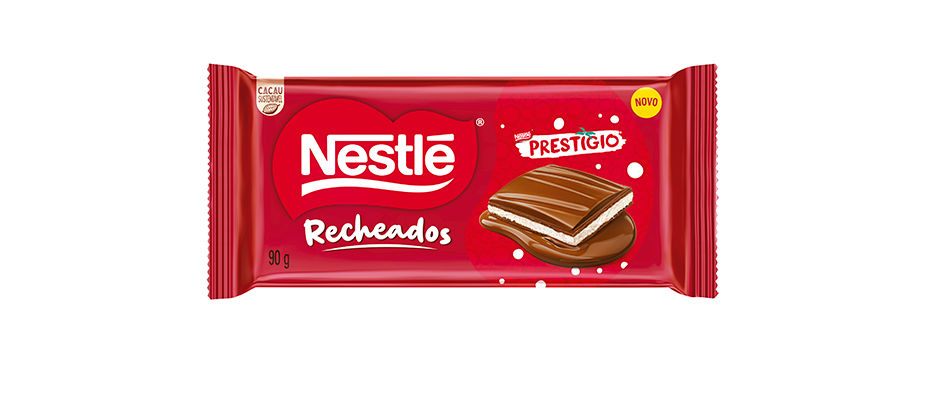 Imagem destaque: Nestlé anuncia nova linha de tabletes recheados