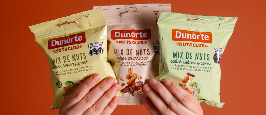 Imagem destaque: Dunorte amplia portfólio com linha de snacks Flavours