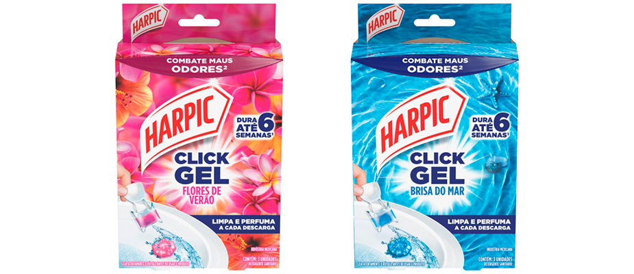 Imagem destaque: Click Gel é novidade no portfólio da Harpic