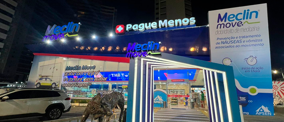 Imagem destaque: Pague Menos revitaliza loja com envelopamento de Meclin Move