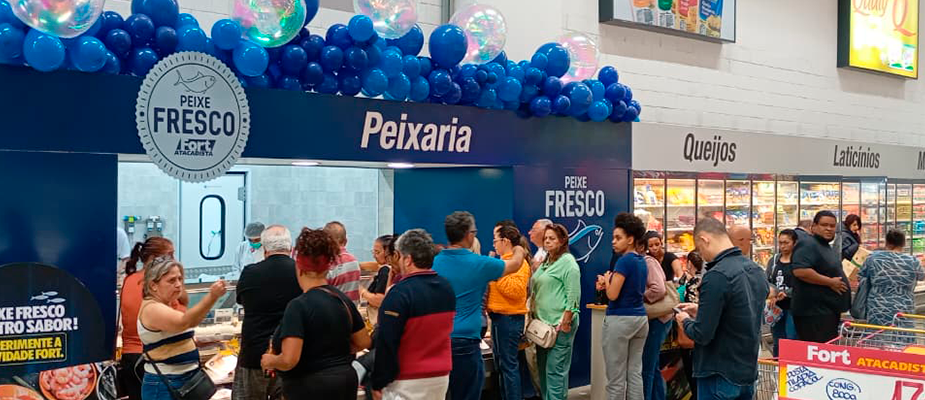 Imagem destaque: Fort Atacadista amplia mix de serviços e estreia sua primeira peixaria