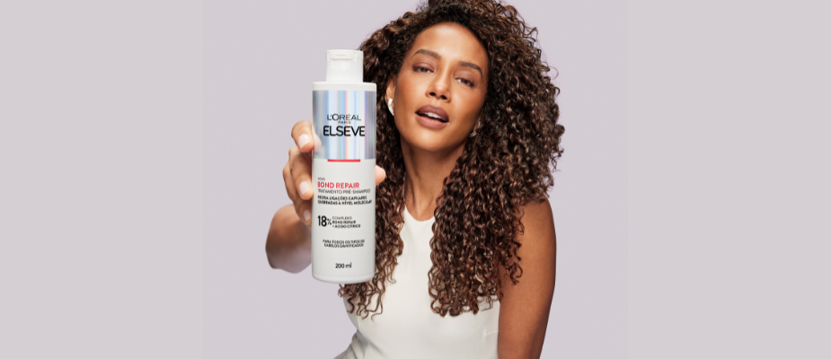 Imagem destaque: L’Oréal Paris lança linha Elseve Bond Repair e campanha 360º com Taís Araújo