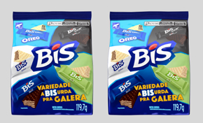 Imagem: BIS anuncia pack sortido com 5 sabores