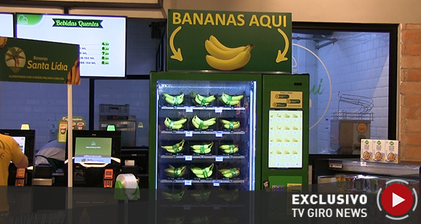 Imagem: Vending Machine de Bananas: Novidade no GPA auxilia prevenção de perdas