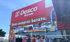 Imagem: Grupo Imec e Florestal Alimentos personalizam fachada do Desco Atacado