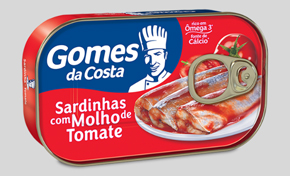 Imagem: Gomes da Costa relança Sardinha com Molho de Tomate