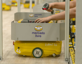 Imagem: Mercado Livre introduz nova geração de robôs para reforçar operação logística