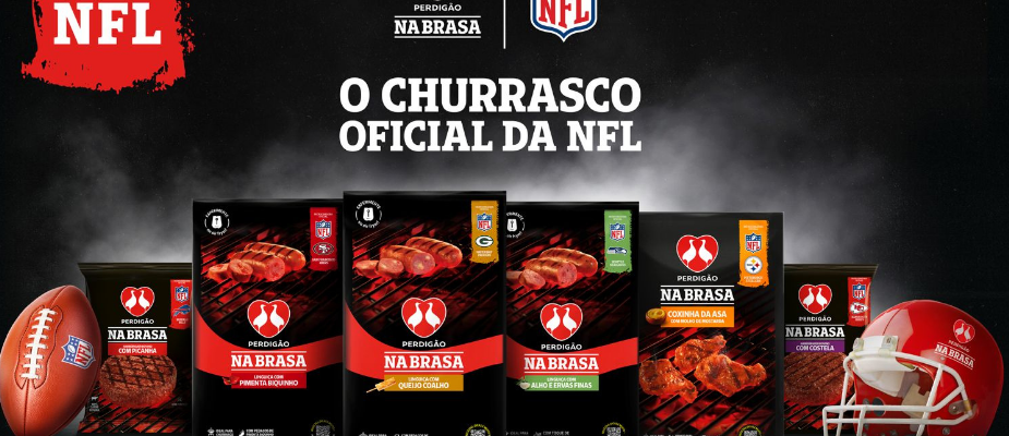 Imagem destaque: Perdigão lança embalagens da NFL na linha Na Brasa
