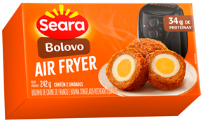 Imagem: Seara amplia linha Air Fryer e apresenta o Bolovo