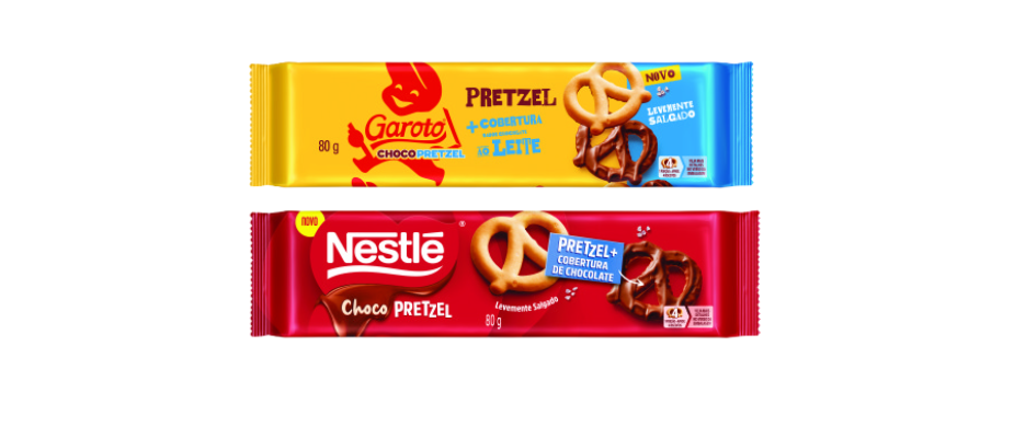 Imagem destaque: Nestlé e Garoto lançam Choco Pretzel