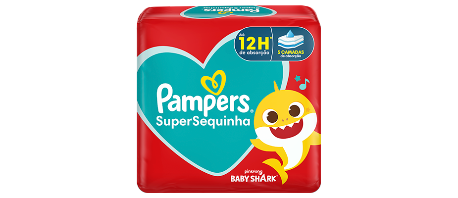 Imagem destaque: Pampers tranforma linha SuperSec em SuperSequinha