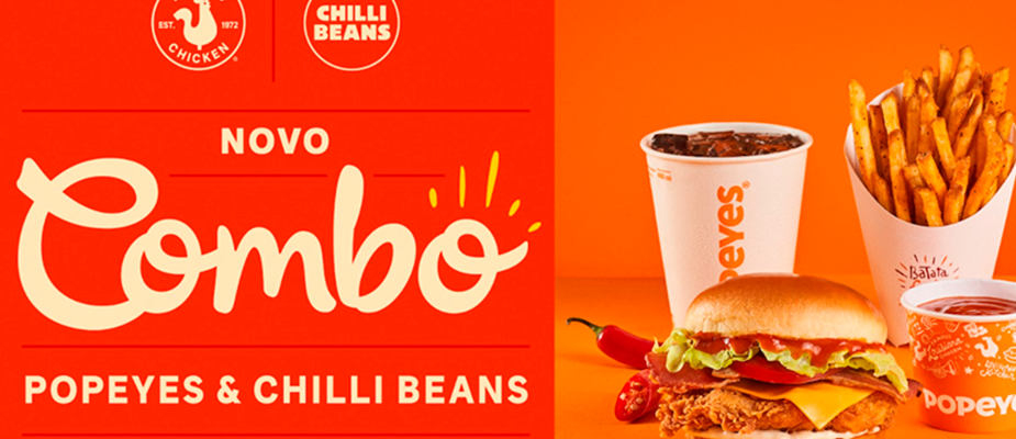 Imagem destaque: Popeyes e Chilli Beans lançam collab com quatro produtos