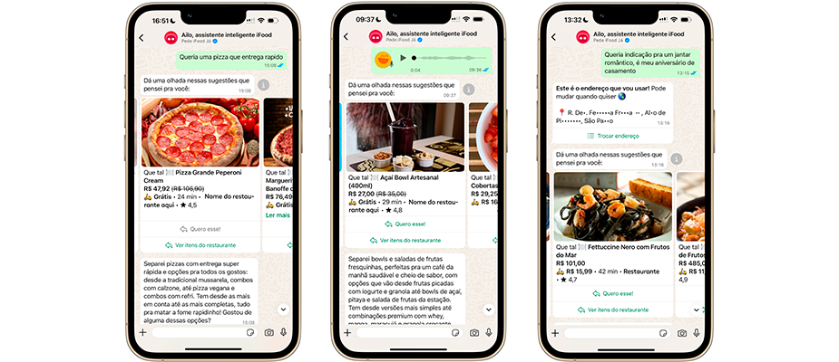 Imagem destaque: iFood lança assistente de IA para pedidos pelo WhatsApp