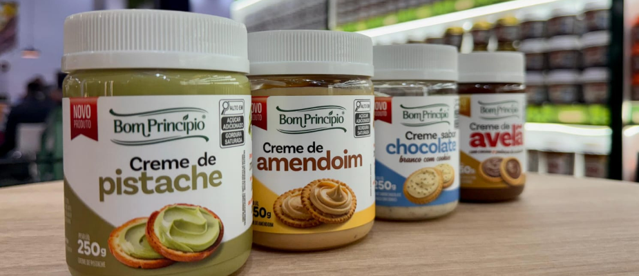 Imagem destaque: Bom Princípio Alimentos amplia portfólio com quatro novos cremes