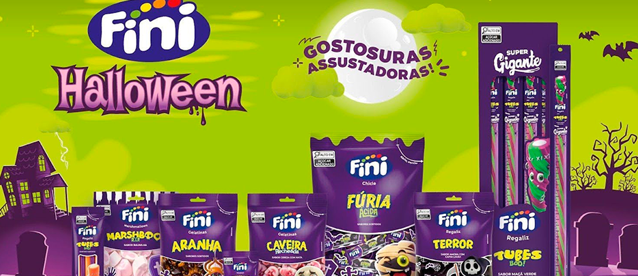 Imagem destaque: Fini e iFood anunciam parceria com campanha nacional e edição limitada para o Halloween