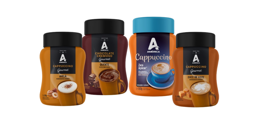 Imagem destaque: Intercoffee apresenta Cappuccinos Gourmet do Café América com foco no varejo