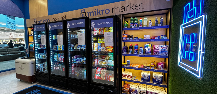 Imagem destaque: Mikro Market estreia primeiro mercado autônomo em shopping no RJ