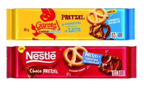 Imagem: Nestlé e Garoto lançam Choco Pretzel