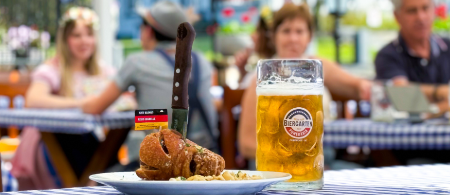 Imagem destaque: Biergarten Pomerânia investe R$ 1 milhão em expansão para o Oktoberfest Blumenau (SC)