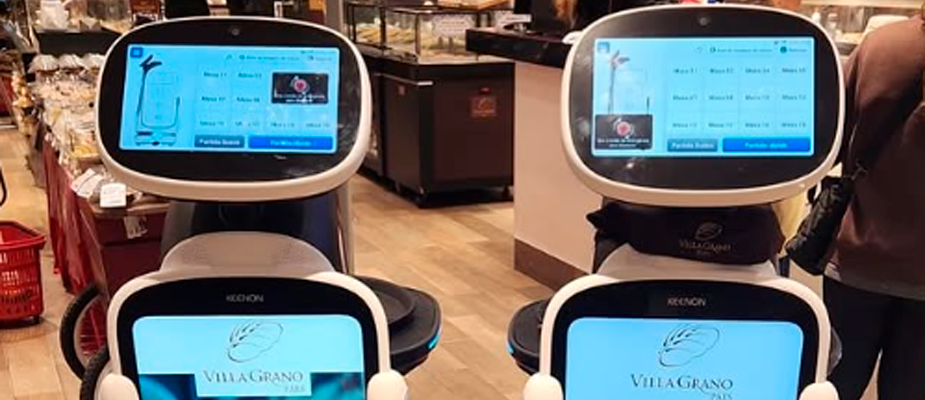 Imagem destaque: Atendimento robotizado: padaria em SP opera com robô garçom para agilizar atendimento