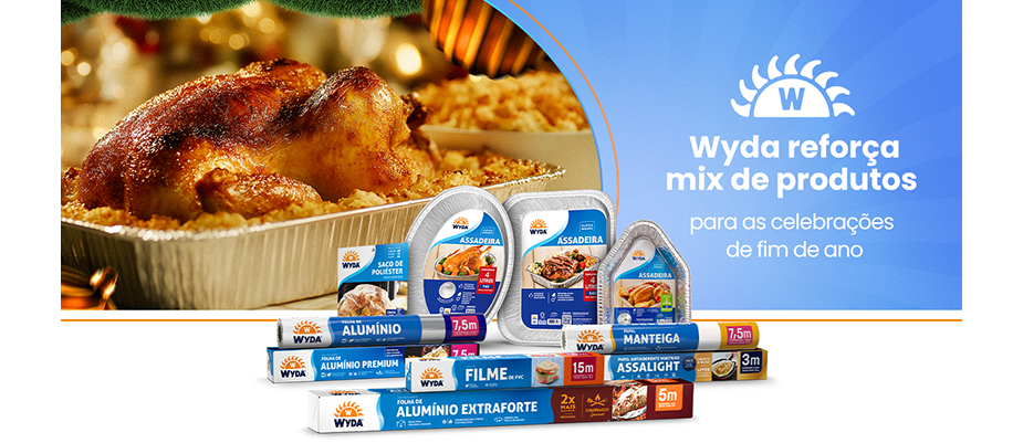 Imagem destaque: Wyda reforça mix de produtos para as celebrações de fim de ano