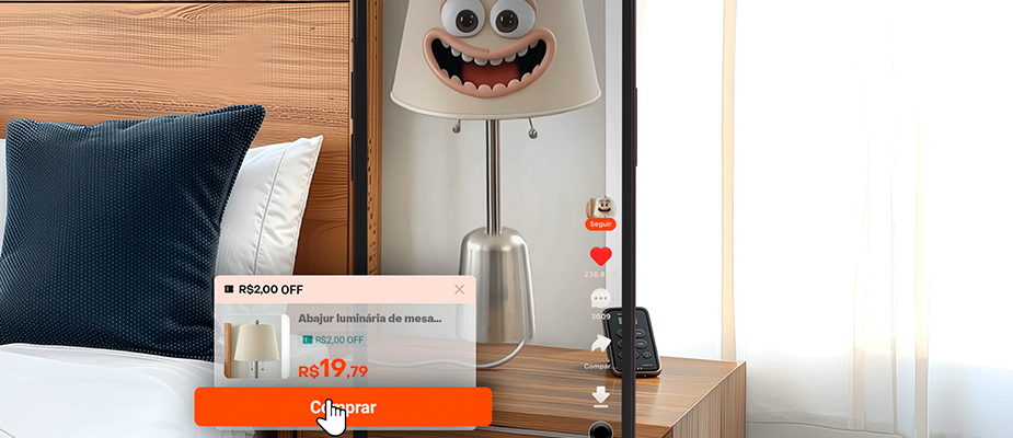 Imagem destaque: Kwai Shop lança campanha publicitária com ativação na Black Friday