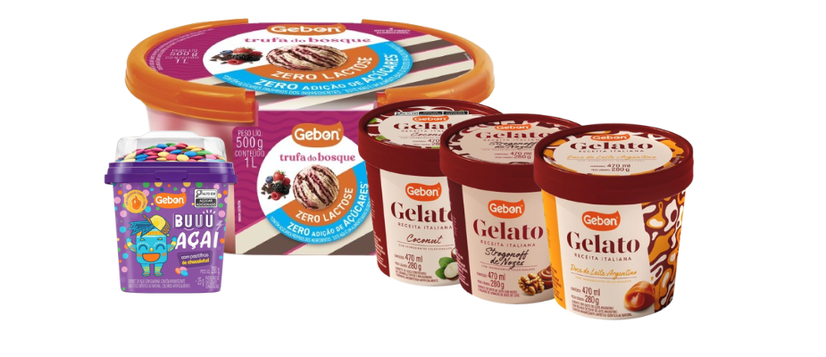 Imagem destaque: Gebon incrementa portfólio com novos sorvetes