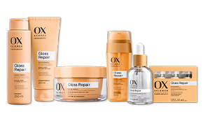 Imagem: OX Cosméticos lança linha OX Science Gloss Repair com Mari Maria