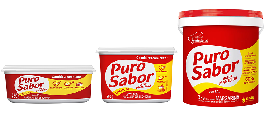 Imagem destaque: Margarina Puro Sabor renova identidade visual