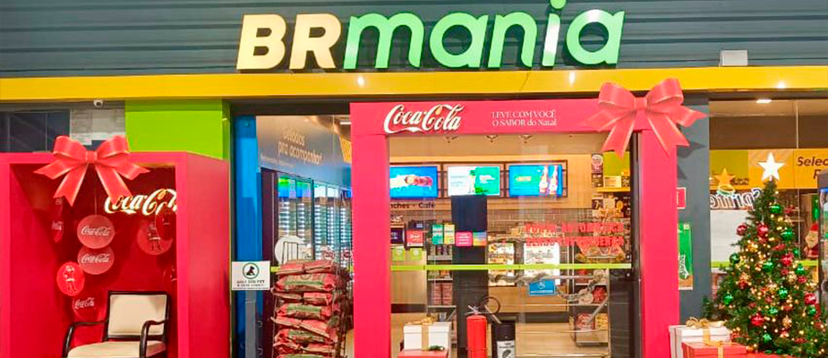 Imagem destaque: BR Mania e Coca-Cola realizam ativações de Natal