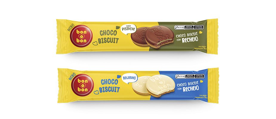Imagem destaque: Arcor lança Bon o Bon Biscuit de Beijinho e Pistache