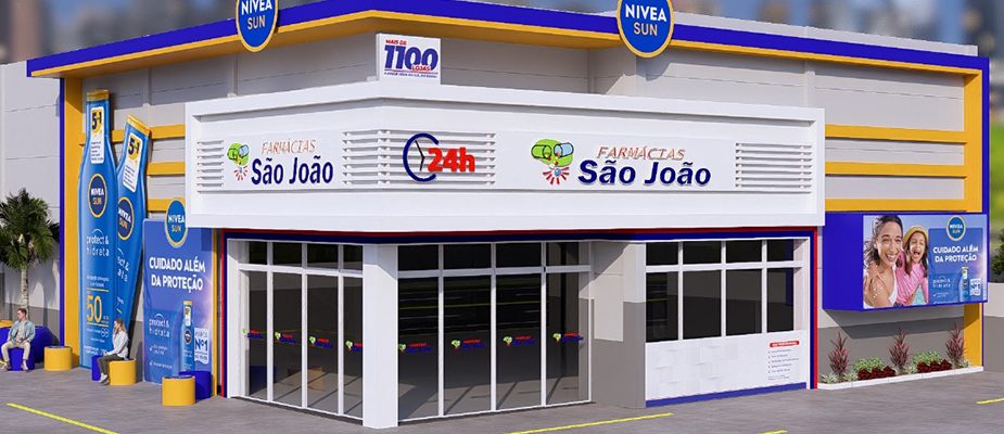 Imagem destaque: Farmácias São João estreia loja temática da Nivea em Florianópolis (SC)