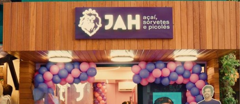 Imagem destaque: JAH Açaí, Sorvetes e Picolés chega à Bahia com unidade em Morro de São Paulo