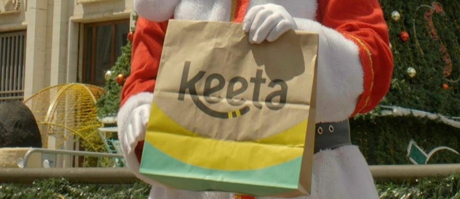Imagem destaque: Keeta anuncia campanha de Natal dedicada a homenagear Papais Noéis em 11 cidades