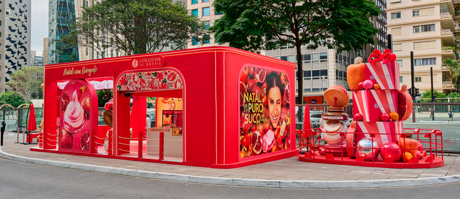 Imagem destaque: L’Occitane au Brésil abre pop-up store de Natal no Shopping Cidade São Paulo