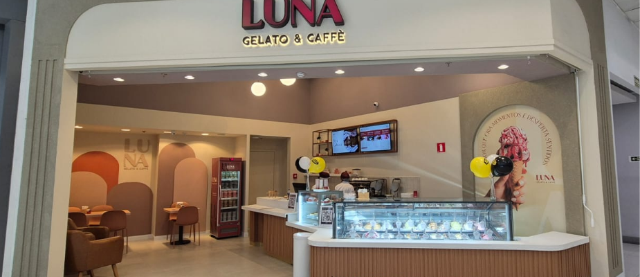 Imagem destaque: Luna Gelato & Caffé estreia em São Paulo com planos de expansão para 2026