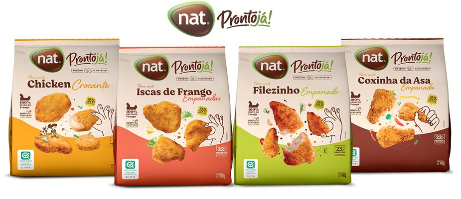 Imagem destaque: Com “Nat Pronto Já!”, Vibra Foods ingressa no segmento de empanados de frango