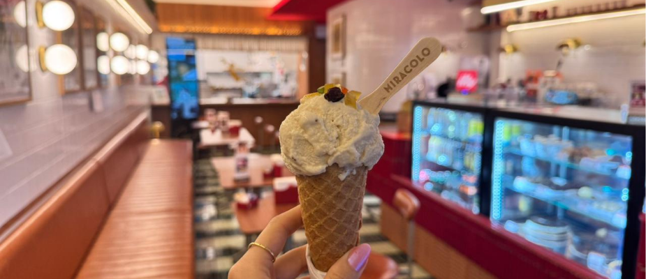 Imagem destaque: Miracolo apresenta gelatos de Panetone e Chocotone e anuncia exposição em SP