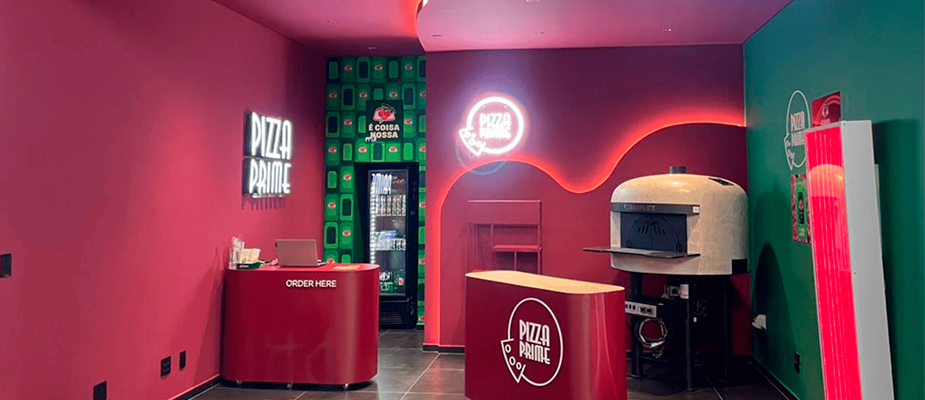 Imagem destaque: Pizza Prime inaugura primeira flagship projetada com apoio de IA em SP