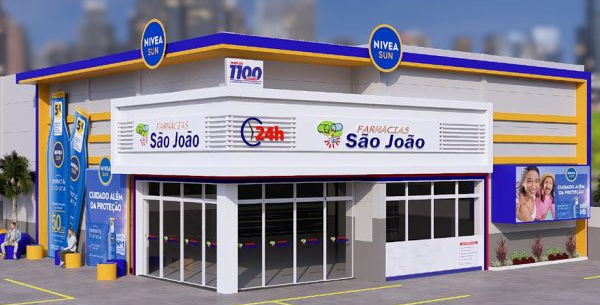 Imagem: Farmácias São João estreia loja temática da Nivea em Florianópolis (SC)