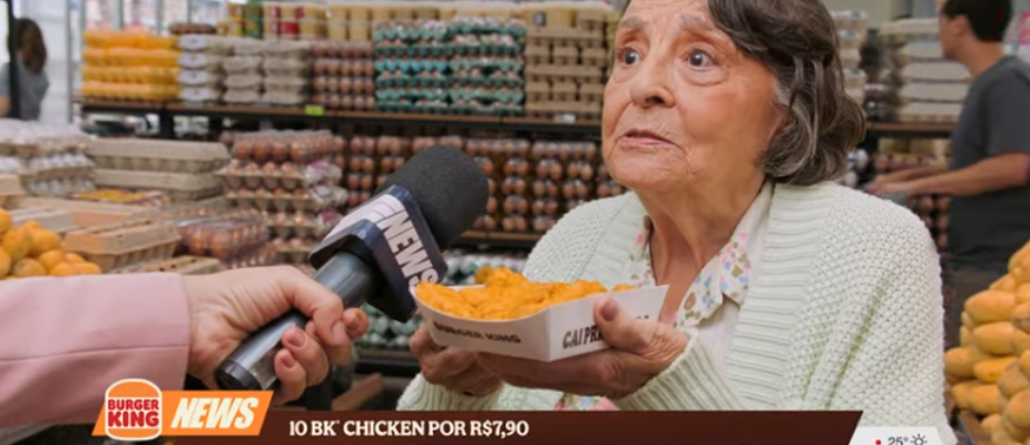 Imagem destaque: Burger King utiliza preço de ovo para apresentar nova campanha “No BK, o frango tá mais barato que o ovo”