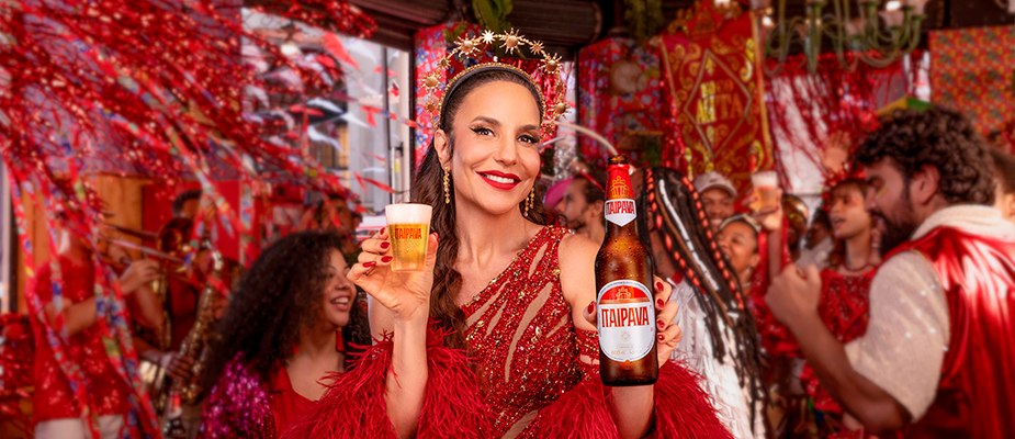 Imagem destaque: Ivete Sangalo estrela campanha de Carnaval da Itaipava