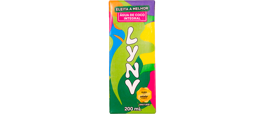 Imagem destaque: Lynv lança água de coco em embalagem de 200ml para o público infantil