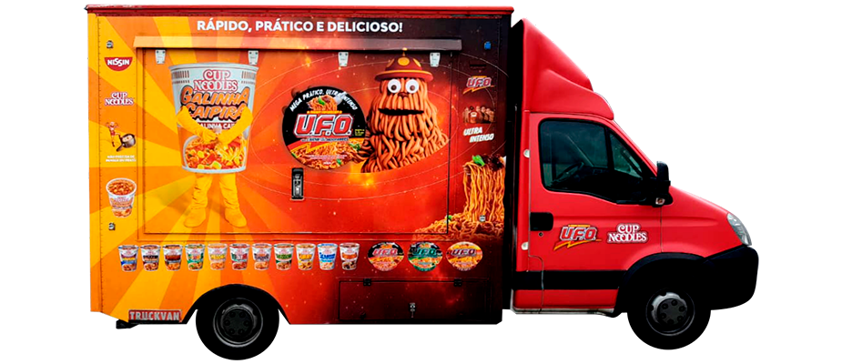 Imagem destaque: Nissin supera 4 milhões de degustações em 2025, com ativações nacionais e apoio de Food Trucks