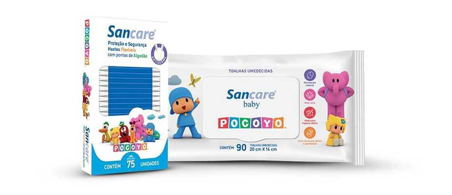 Imagem destaque: Sanfarma lança linha estampada pelo Pocoyo