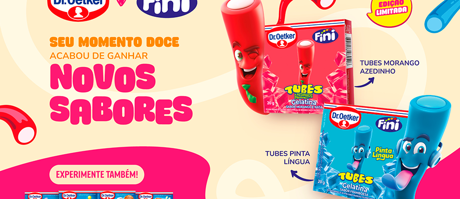 Imagem destaque: Fini e Dr. Oetker ampliam collab com dois novos sabores